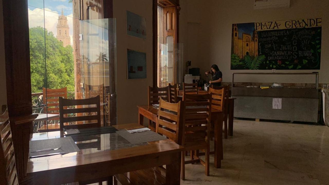 ホテル Hostal Zocalo メリダ エクステリア 写真